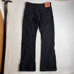 Levis 517 Bootcut Jeans Mens 34x32 Black Denim Classic Fit 517-0260
